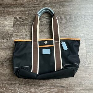 Vintage Coach Hampton Tote Black